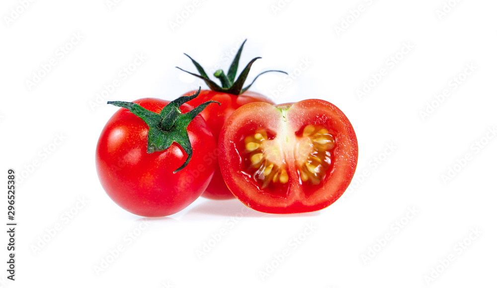 tomato isolated on white