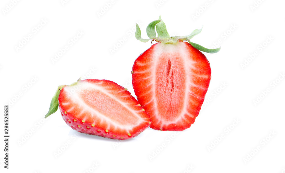 strawberry isolated on white strawberry isolated on white