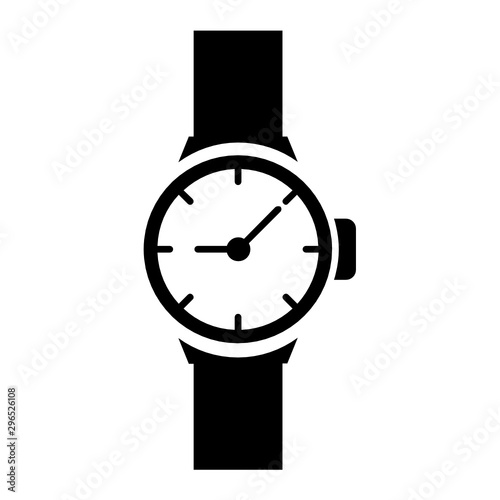 watch timer alarm hand watch vector icon