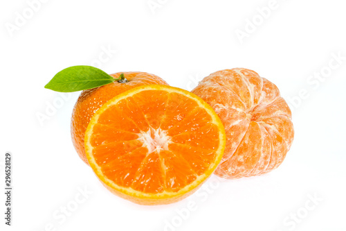 orange fruit isolated on white © Poramet