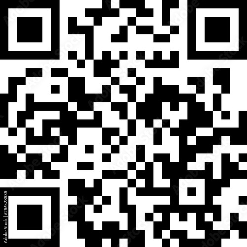 new year holidays qr code icon information scan photo