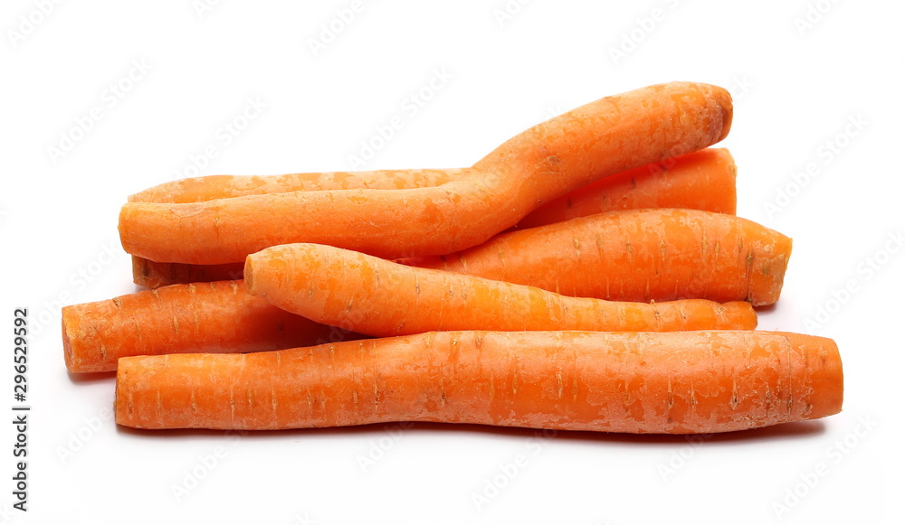 Carrots isolated on white background Carrots isolated on white background