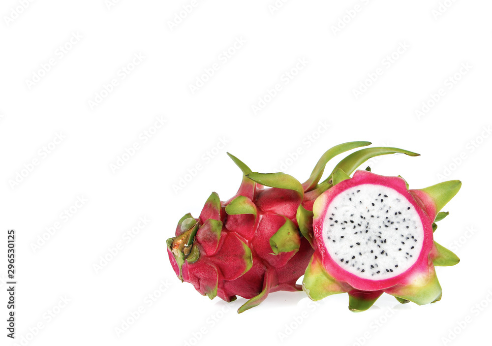 coyp space Dragon fruit isolated on white background coyp space Dragon fruit isolated on white background