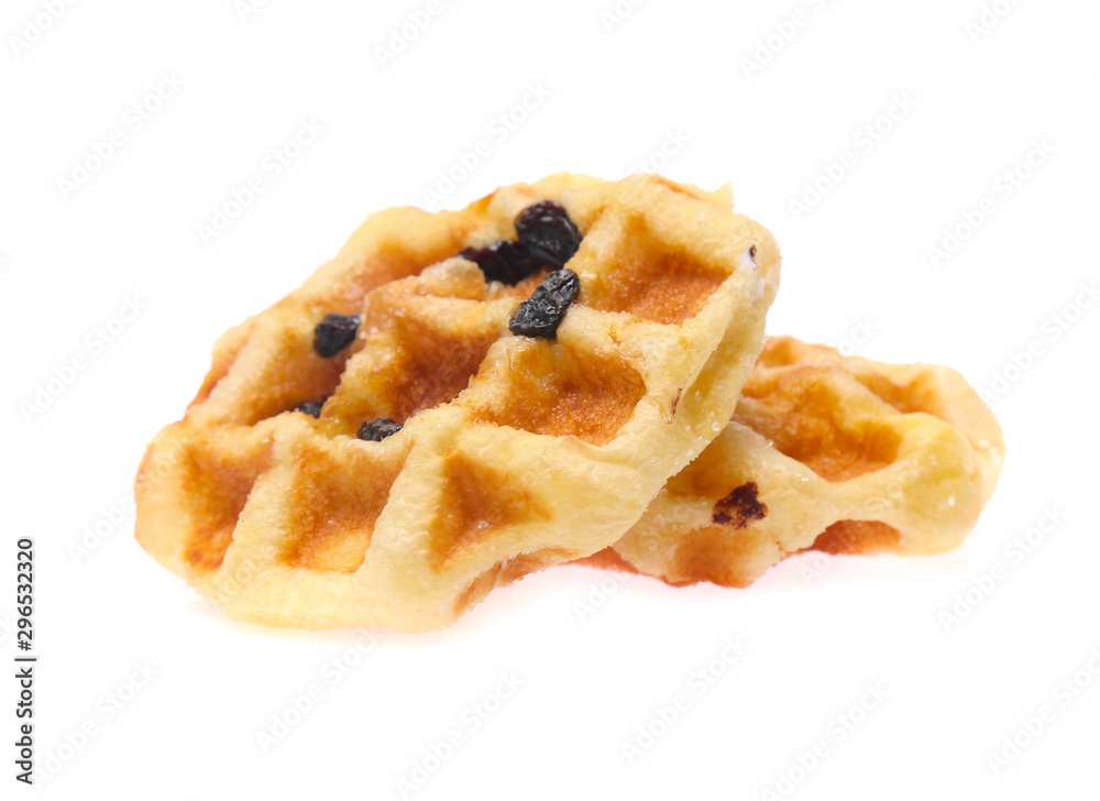 waffles isolated on white background waffles isolated on white background