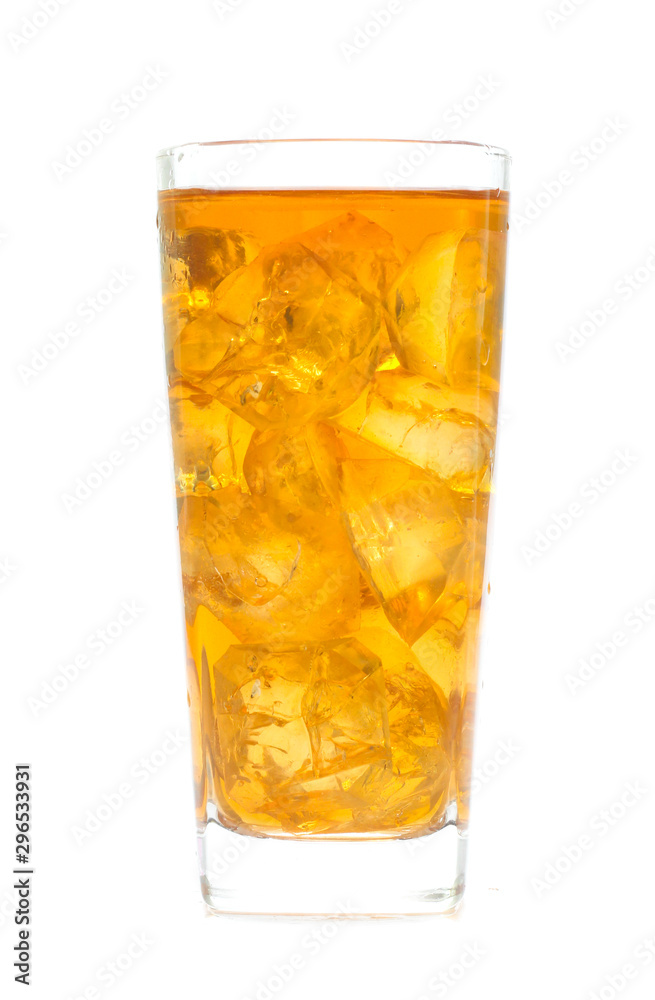 Iced tea isolated on white Iced tea isolated on white