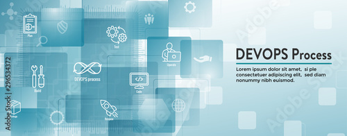 DevOps Icon Set - Dev Ops Web Header Banner
