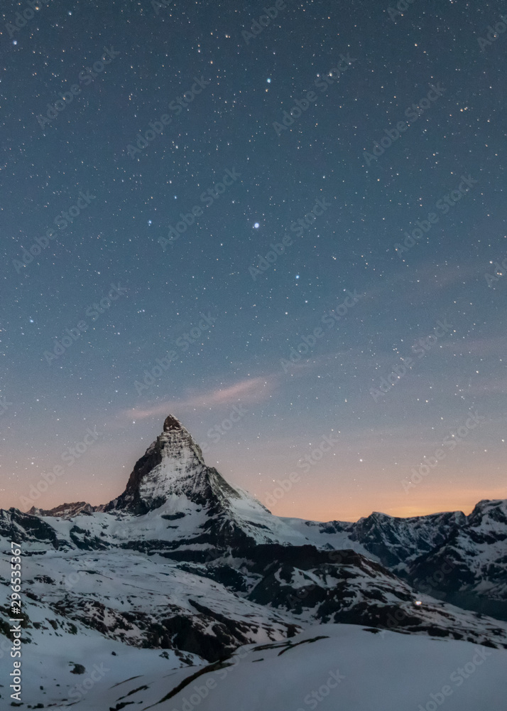 Matterhorn under the stars Matterhorn under the stars