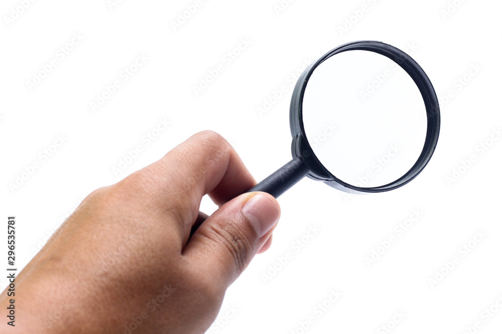 magnifying glass isolated on white magnifying glass isolated on white