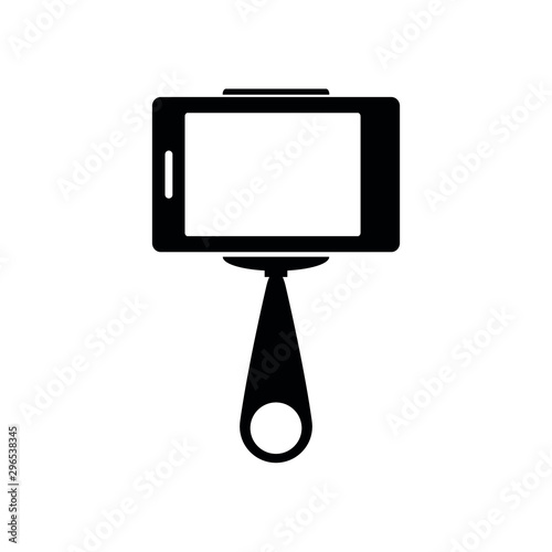 selfie icon. telephone selfie sign