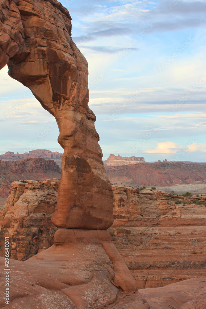 Delicate Arch located in the Arches National Park. Moab, Utah.