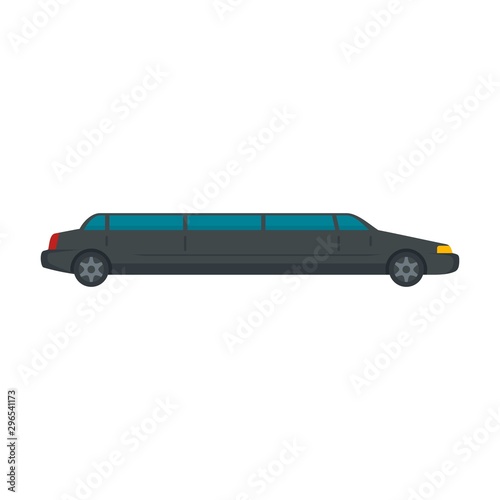 Vip limousine icon. Flat illustration of vip limousine vector icon for web design