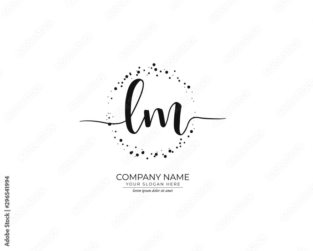 L M LM Initial handwriting logo design. Beautyful design handwritten logo for fashion, team, wedding, luxury logo. L M LM Initial handwriting logo design. Beautyful design handwritten logo for fashion, team, wedding, luxury logo.