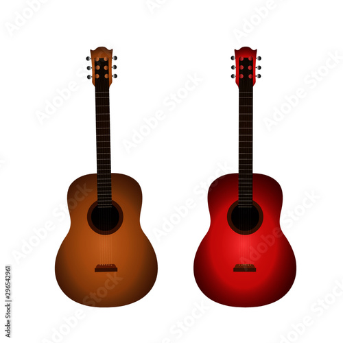 Musical Instrument - Guitars - Cartoon Vector Image
