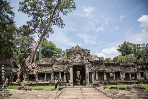 Angkor Wat, Siem Reap »; August 2018: The central hall of an Angkor Wat temple