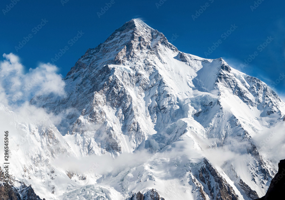 Fotografia K2, the second highest peak on the earth situated in the  Pakistan su EuroPosters.it