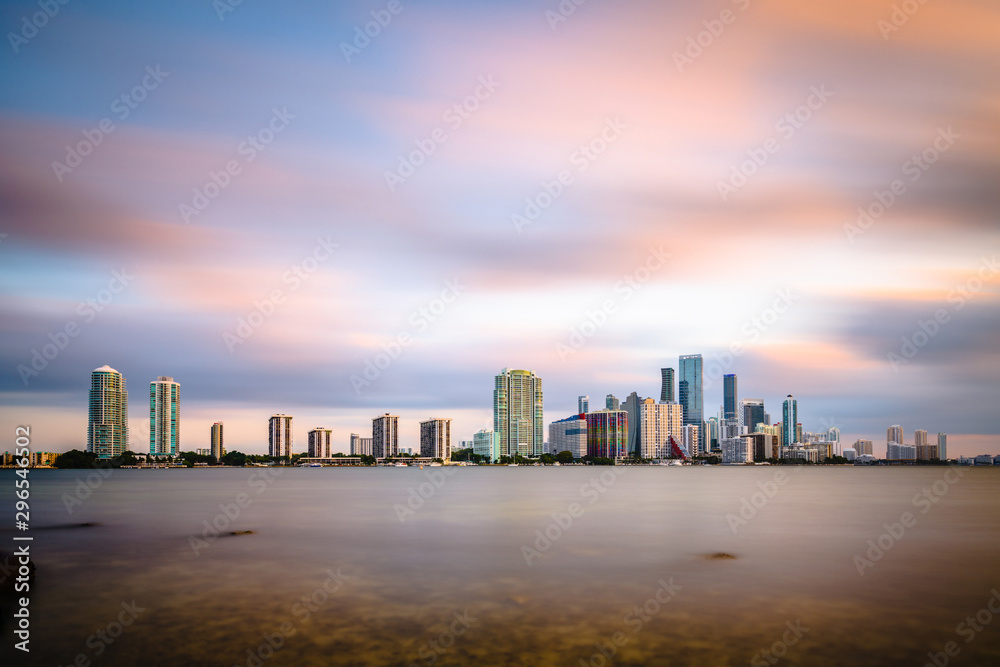 Obraz premium Miami, Florida, USA downtown skyline