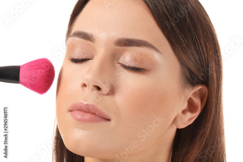 Beautiful young woman with ...