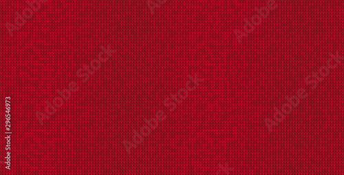 Red christmas vector seamless knitting
