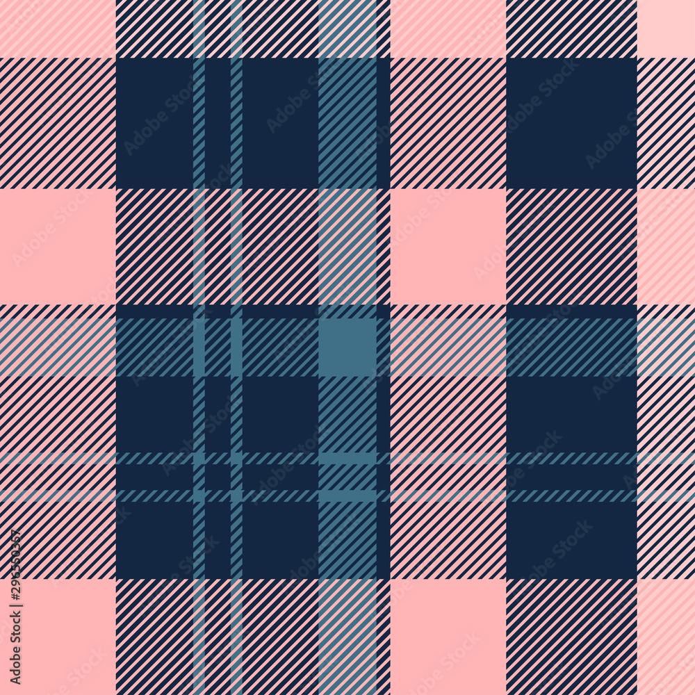 Tartan Pattern in Blue and Violet. Tartan Pattern in Blue and Violet.