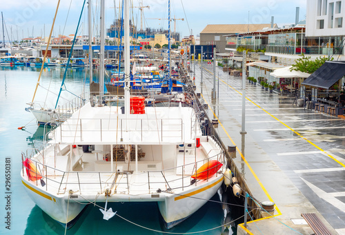 Catamaran, yachts, marina, ...