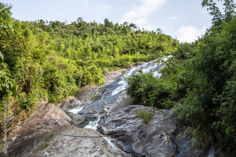 Beautiful waterfall in Sa Pa. Vietnam
