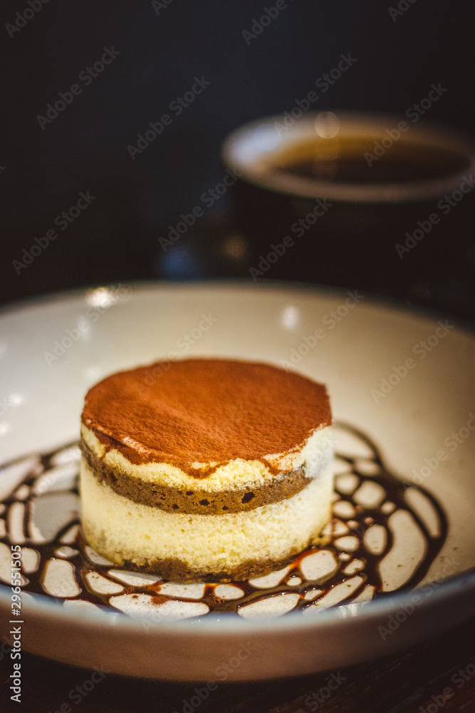 Tiramisu A rich treat blending the bold flavours of cocoa and espresso with mascarpone cheese and ladyfinger biscuits Tiramisu A rich treat blending the bold flavours of cocoa and espresso with mascarpone cheese and ladyfinger biscuits