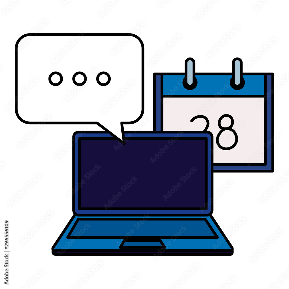 social media marketing with laptop and icons vector illustration design social media marketing with laptop and icons vector illustration design