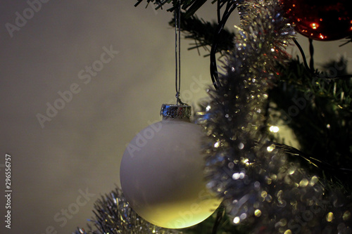 christmas tree and decorations