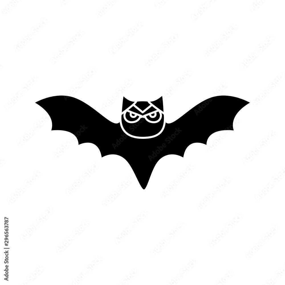 bat flying halloween isolated icon vector illustration design bat flying halloween isolated icon vector illustration design
