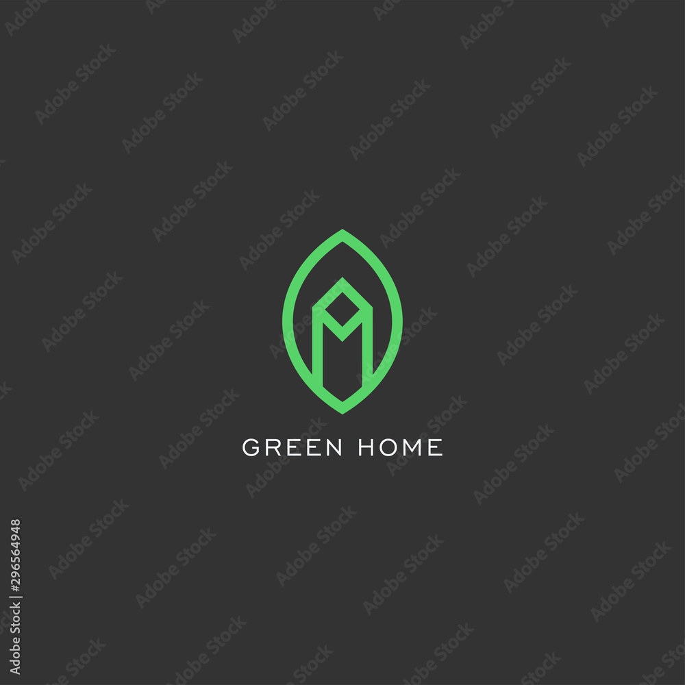 Green city real estate logo design. Apartment house icon vector house symbol Green city real estate logo design. Apartment house icon vector house symbol