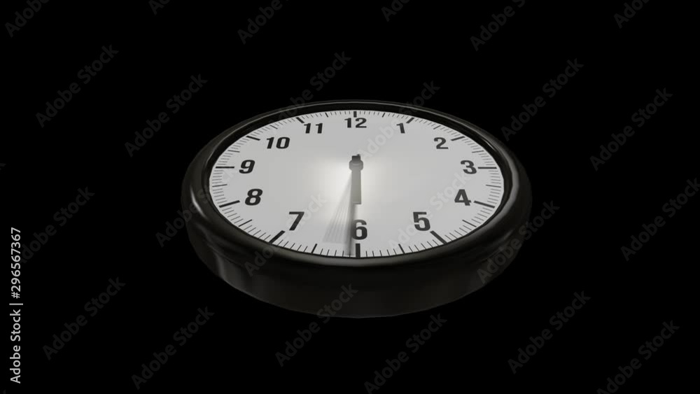 3D Clock Animation 04 3D Clock Animation 04
