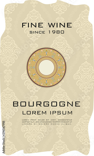 WINE WHITE SPARKLING PROSECCO VALDOBBIADENE LABEL