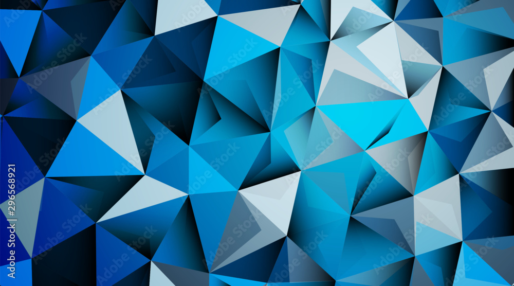 triangle pattern abstract background in blue. vector design triangle pattern abstract background in blue. vector design