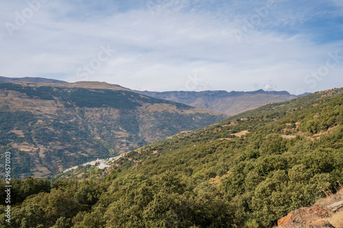 mountainous landscape of Sierra Nevada  Spain 