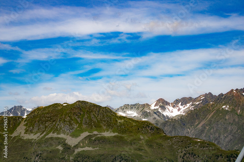 Berglandschaft In den Österreichischen Alpen 