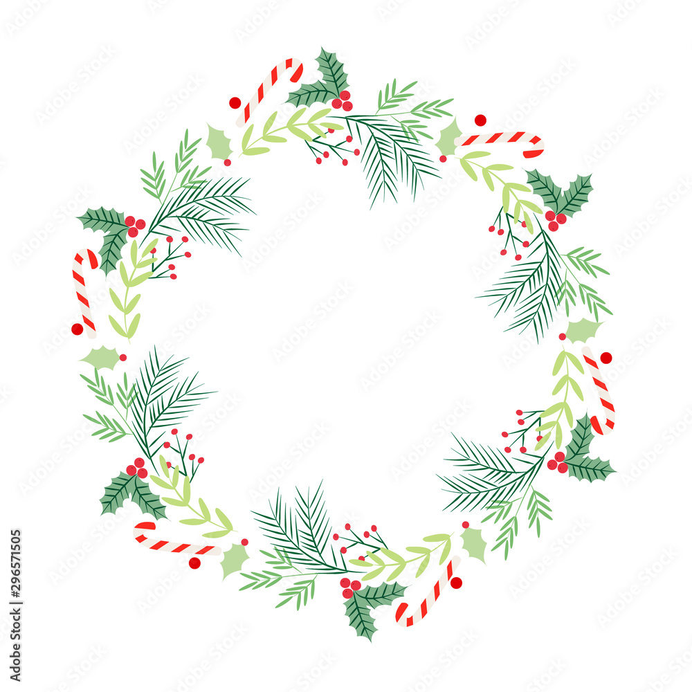 Vector christmas frame. Holidays frame Vector christmas frame. Holidays frame