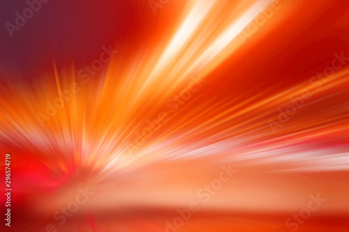 orange and red streaks