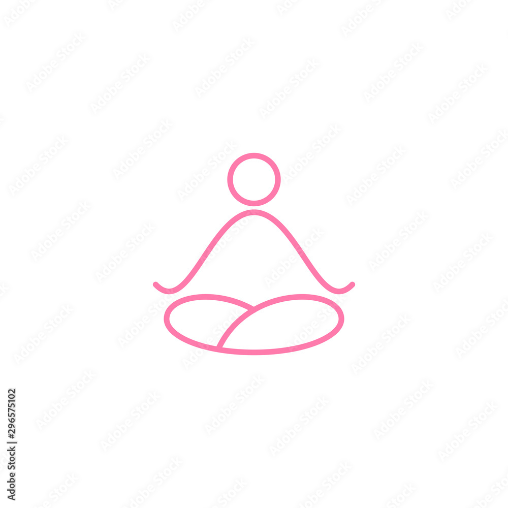 Yoga Meditation graphic design template simple illustration Yoga Meditation graphic design template simple illustration