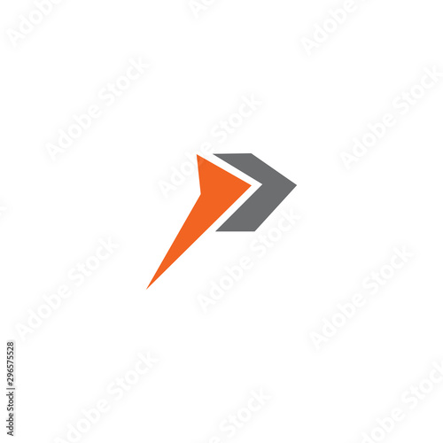 Free Download P letter initial logo design vector template - GFXLoad
