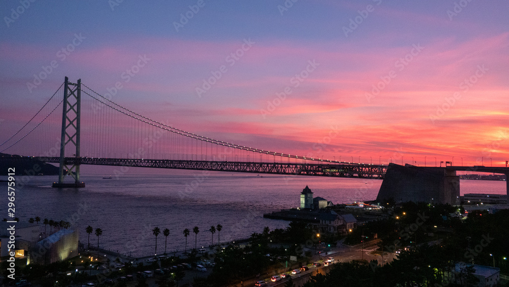 Fototapeta premium 明石海峡大橋