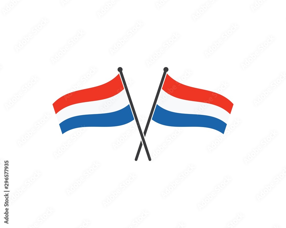 netherland flag vector illustration design