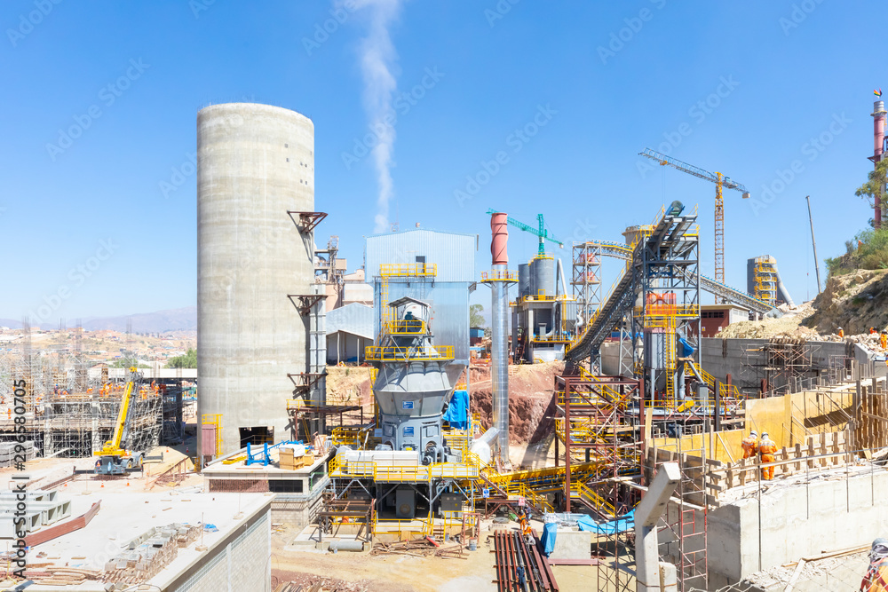 Sucre Bolivia national cement factory extension work Sucre Bolivia national cement factory extension work
