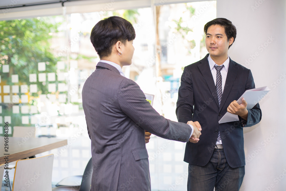 Start up concept,Start-up Asia business team in meeting and helped analyze the marketing problems of the company or beginning new project Start up concept,Start-up Asia business team in meeting and helped analyze the marketing problems of the company or beginning new project