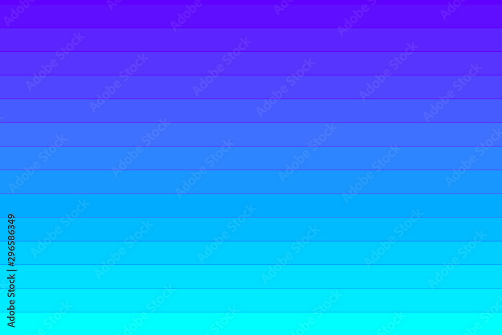 Bright horizontal striped background. Purple and cyan gradient lines. Glitch texture.
