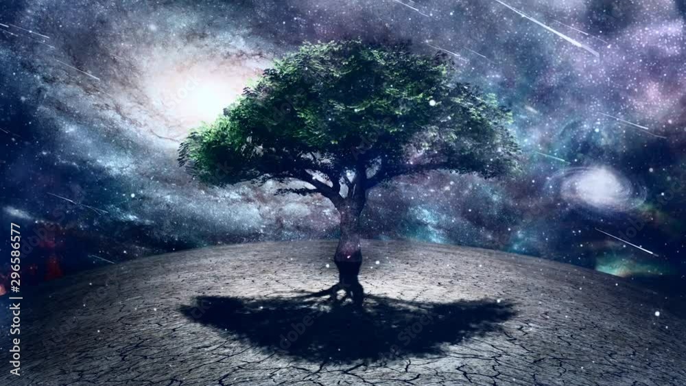 Sci Fi art. Tree of Life Stock Video | Adobe Stock