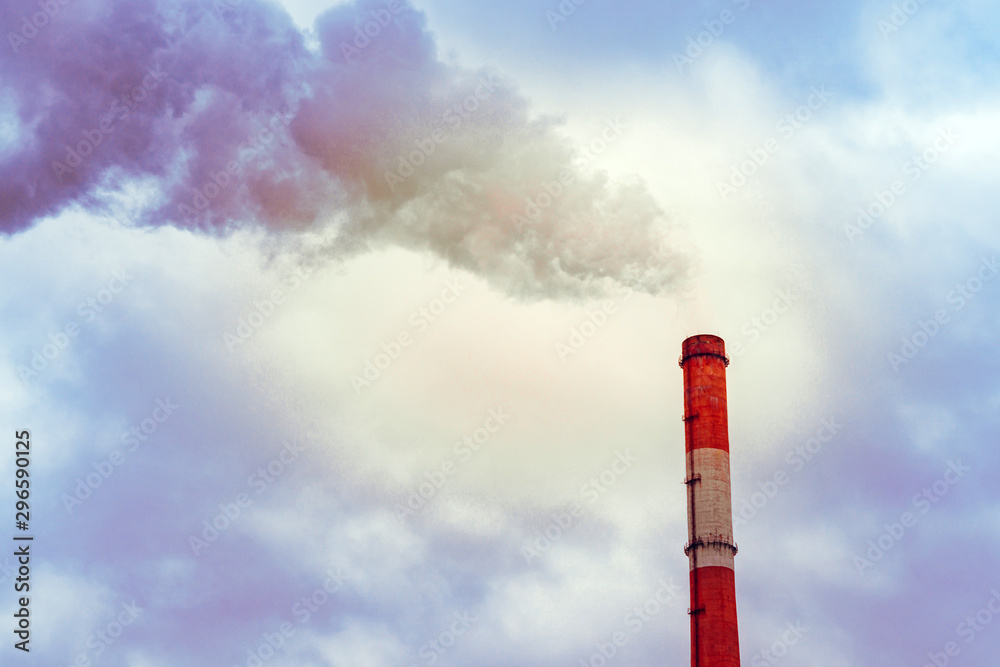 smoke from the pipes of the factory factory environment pollution ecology. Smoking pipes of thermal power plant smoke from the pipes of the factory factory environment pollution ecology. Smoking pipes of thermal power plant