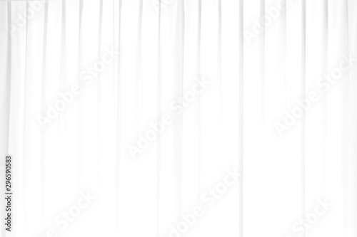 Abstract Background on isolated. Abstract white waves. Wave from Curtain. White wave background.