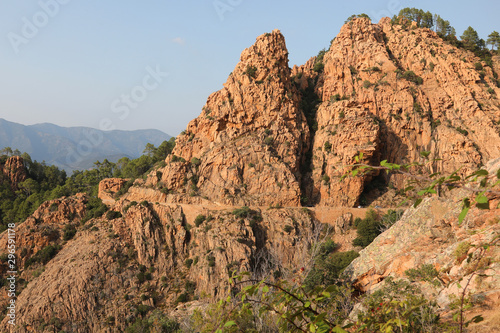 Red Rocks in Corsica Island called Calanches of Piana © ChiccoDodiFC