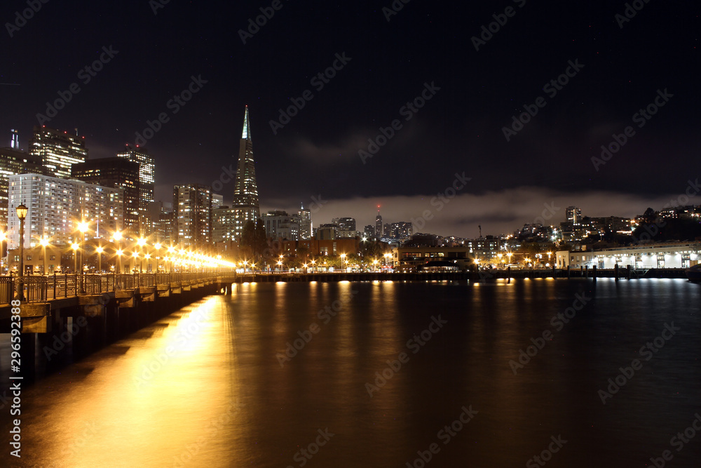 The pier and the Transamerica building