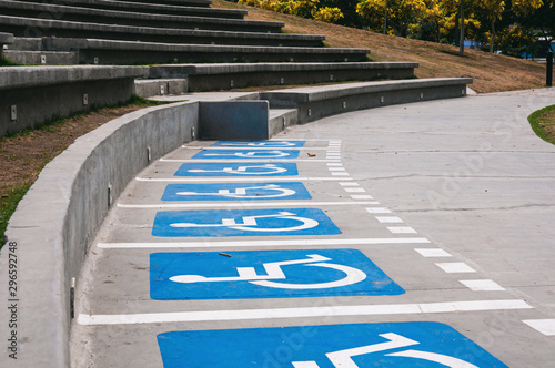 disabled places in concert area